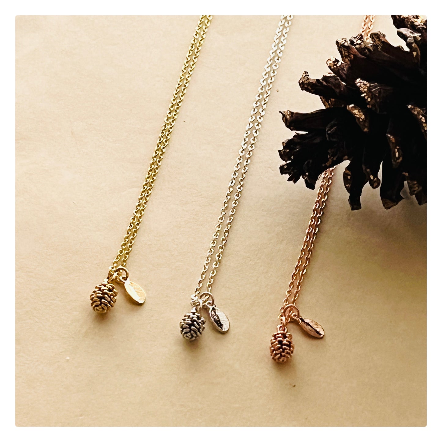Pinecone Necklace